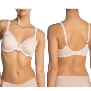 Natori - Women’s Bra, Refined Contour Underwire Lace, Support - Light Pink 32DDD